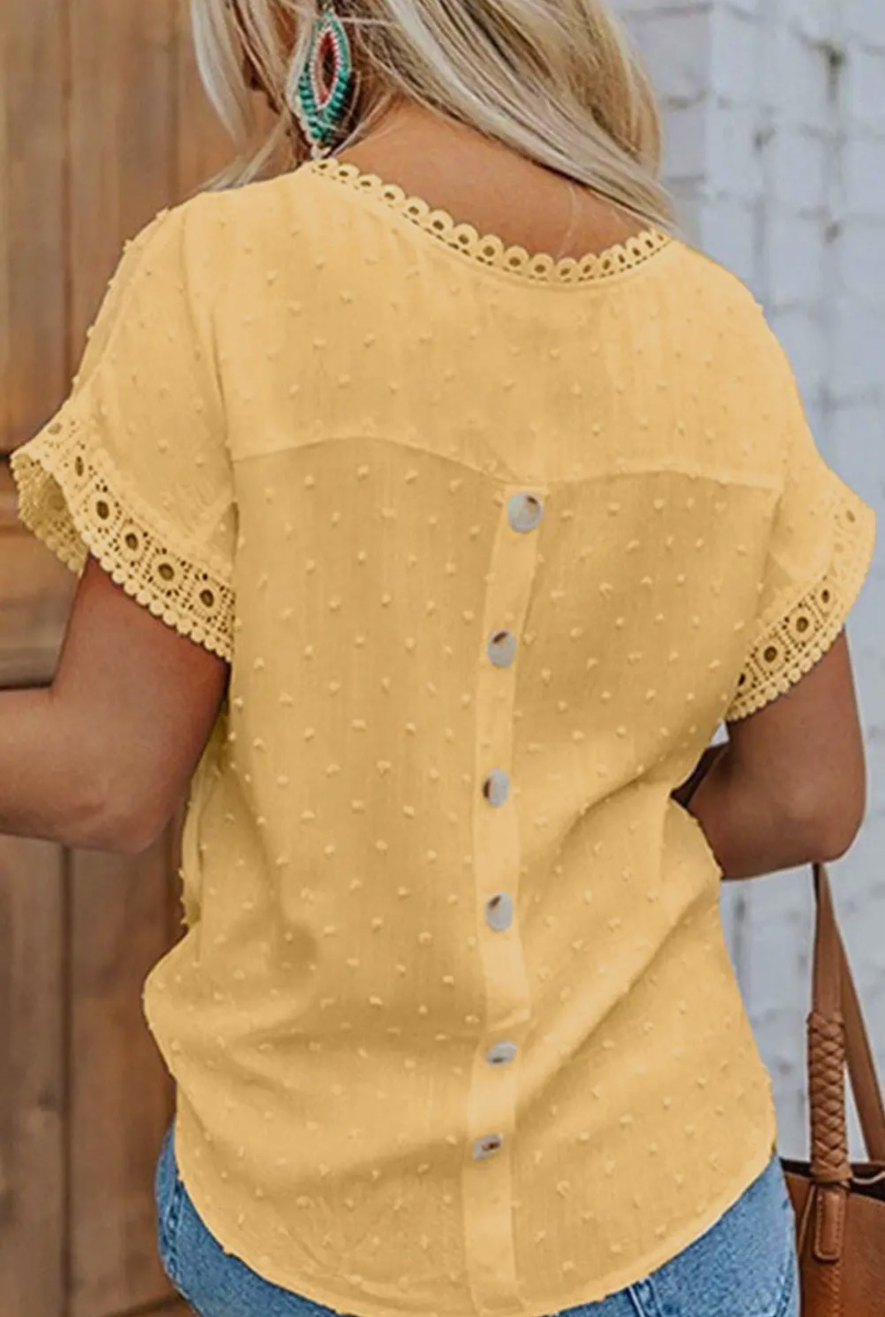 Circle Lace Dotted Top